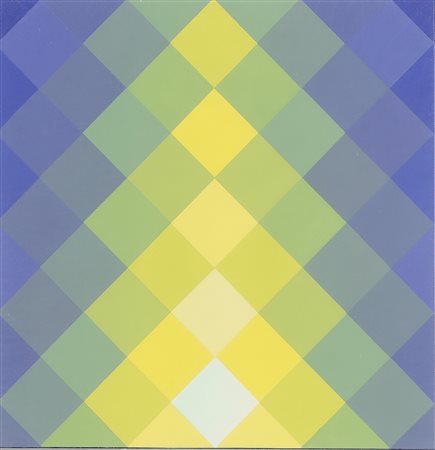 DEMARCO HUGO (1932 - 1995) Progretion. 1978. Tecnica mista su tavola. Cm...