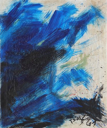 HSIA-LING TSAI (n. 1936) Senza titolo. 1969. Tecnica mista su tela. Cm 50,00...