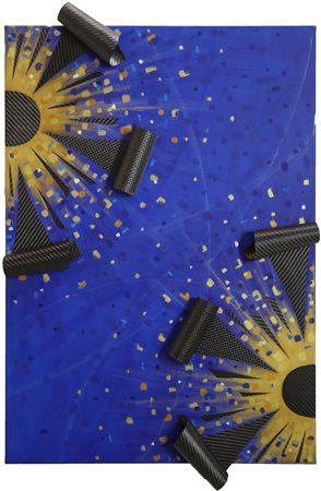 BACCARIN ANTONIO (n. 1954) Senza titolo. 2007. Tecnica mista su tela. Cm...