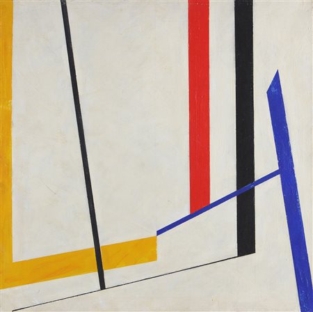 PARDI GIANFRANCO (n. 1933) Diagonale. . 1982. Olio su tela . Cm 50,00 x...