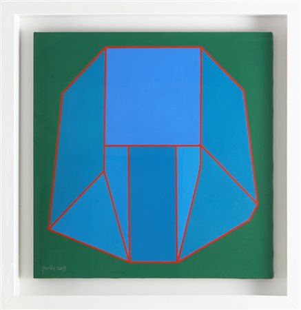 PERILLI ACHILLE (n. 1927) ACTIVUZ. 2009. Tecnica mista su tela. Cm 50,00 x...