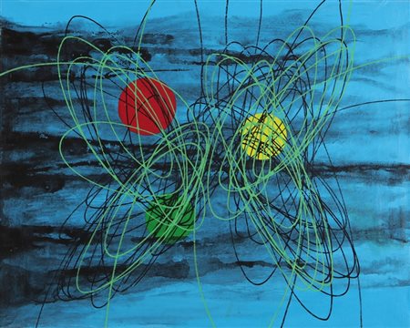 CRIPPA ROBERTO GAETANO (1921 - 1972) Spirale. 1951. Olio su tela . Cm 50,00 x...