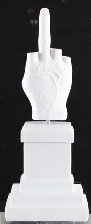 CATTELAN MAURIZIO (n. 1960) Carillon L.O.V.E. 2014. Vetro e resina. Cm 15,00...