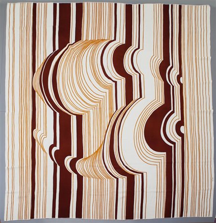 GIULIO CONFALONIERI Un copriletto della serie "Maxima", produzione TESSITURA...