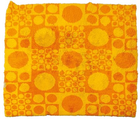 VERNER PANTON Un tappeto "Geometri per UNIKA VAEVE, Copenhagen, anni...