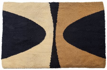 UN TAPPETO, anni '70. Lana. Cm 185 x 165.