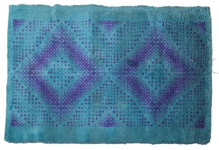 GAETANO PESCE Un tappeto, produzione EXPANSION, Bologna, anni '70. Lana. Cm...
