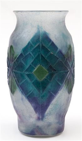 GABRIEL ARGY-ROUSSEAUun vaso in pasta di vetro, anni '20. Marcato "G. Argy...