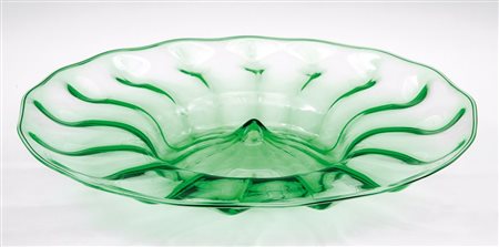 VITTORIO ZECCHIN, CAPPELLIN VENINI & C. Un centro da tavola in vetro soffiato...