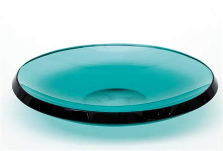 FONTANA ARTEUn posacenere modello "2205", circa 1962. Cristallo colorato...