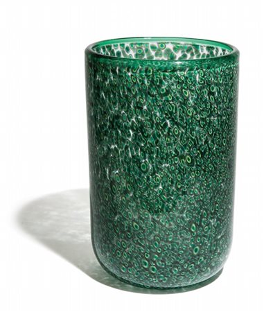 VETRERIE VISTOSI Un vaso della serie "Neverrino", anni '70. Altezza cm 29....