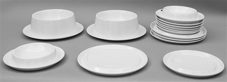 JOE COLOMBOUn servizio da tavola in ceramica per quattro "Menissa",...