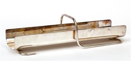 LINO SABATTINIUn porta grissini per CHRISTOFLE, circa 1956. Metallo...