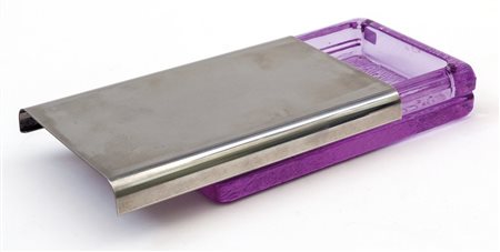 JOE COLOMBOUna scatola porta sigarette per ARNOLFO DI CAMBIO, 1969. Cristallo...