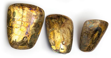 CASEY FANTIN (Editore)Tre lampade a parete, circa 1955. Ottone. Altezza cm...