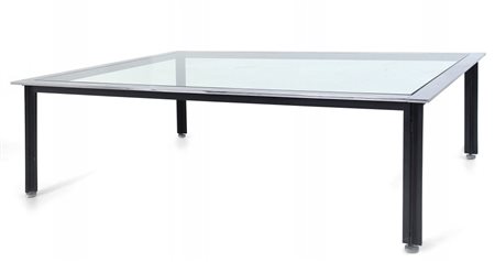 LUIGI CACCIA DOMINIONIUn tavolino "Fasce cromate" per AZUCENA, 1957. Acciaio...