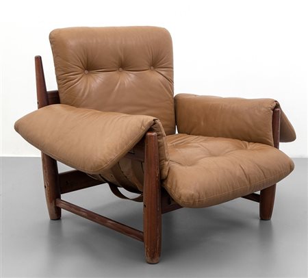 SERGIO RODRIGUESUna poltrona "Mole", produzione OCA, Brasile, 1957. Legno di...