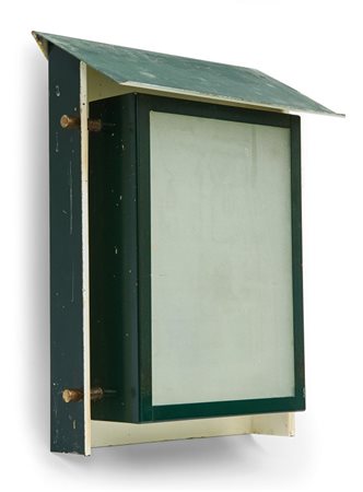 CASEY FANTIN (Editore)Una lampada a parete da esterno, circa 1960. Metallo...