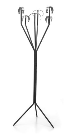 BBPR Un appendiabiti "Erato" per ARTEMIDE, anni "60. Ferro verniciato, ottone...