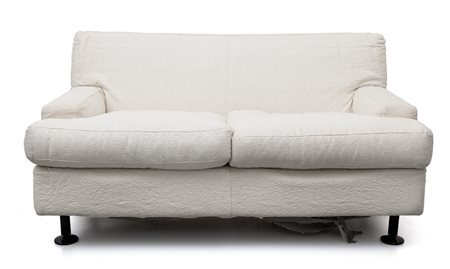 MARCO ZANUSO Un divano della serie "Square" per ARFLEX, 1962. Gambe in tubo...