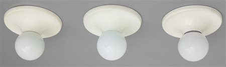 ACHILLE E PIER GIACOMO CASTIGLIONI Tre lampada a parete, a plafone o da...