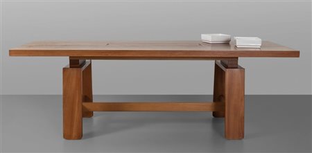 SILVIO COPPOLA Un tavolo "611" per BERNINI, 1966. Legno impiallacciato in...