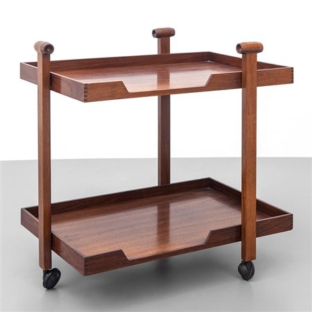 FRANCO ALBINI, FRANCA HELGUn carrello "CR20" per POGGI, 1958. Legno di...