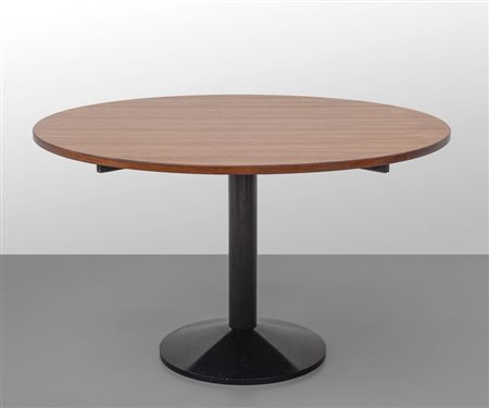 FRANCO ALBINI Un tavolo "TL 30" per POGGI, 1957. Acciaio verniciato, legno...