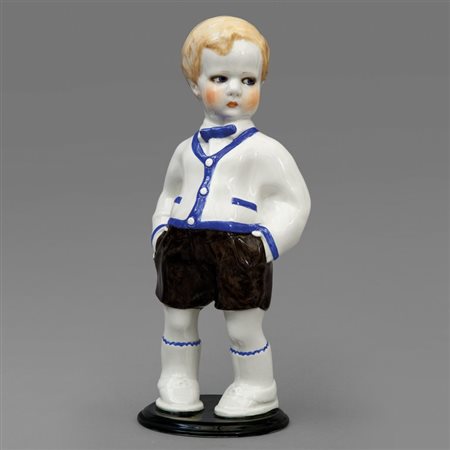 SANDRO VACCHETTI "Bambola", produzione LENCI, 1929. Marcata "L made in...