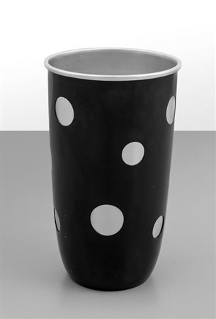 ETTORE SOTTSASS Un portaombrelli per RINNOVEL, 1955. Alluminio anodizzato....