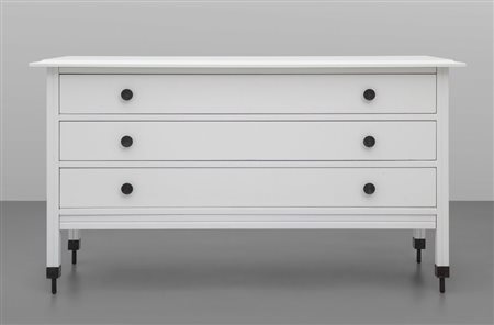 CARLO DE CARLI Una cassettiera "D 154" per SORMANI, 1963. Legno laccato,...