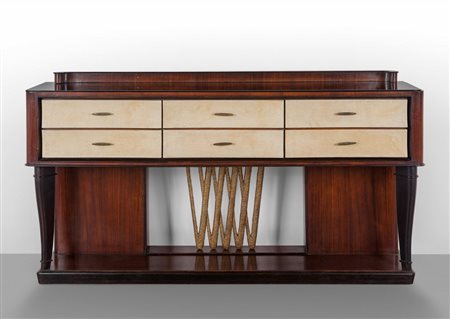 OSVALDO BORSANI Una credenza-cassettiera per ARREDAMENTI BORSANI, fine anni...