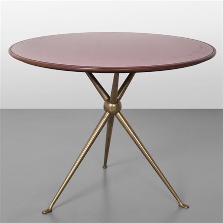 OSVALDO BORSANI Un tavolino, esecuzione ATELIER DI VAREDO, anni '40. Supporto...