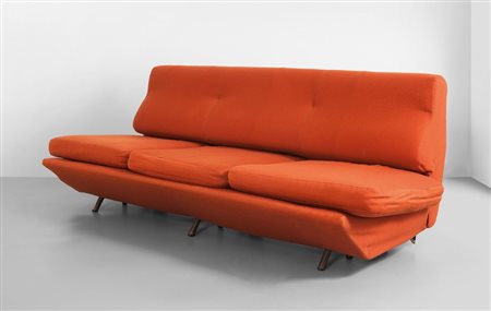 MARCO ZANUSO Un divano-letto "Sleep-o-matic" per ARFLEX, 1954. Struttura e...