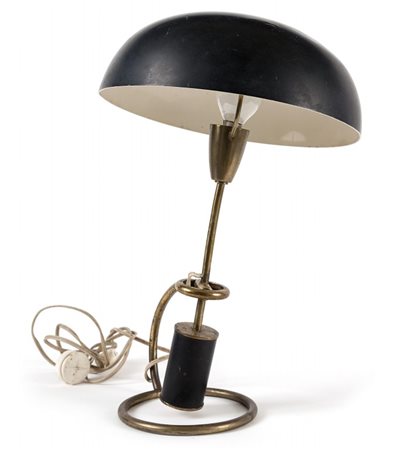 ANGELO LELII Una lampada da tavolo a bilanciere per ARREDOLUCE, circa 1953....