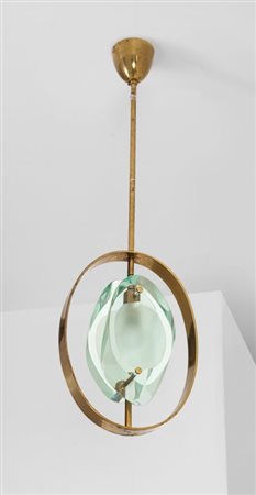 MAX INGRAND Una lampada a sospensione "1933" per FONTANA ARTE, circa 1961....