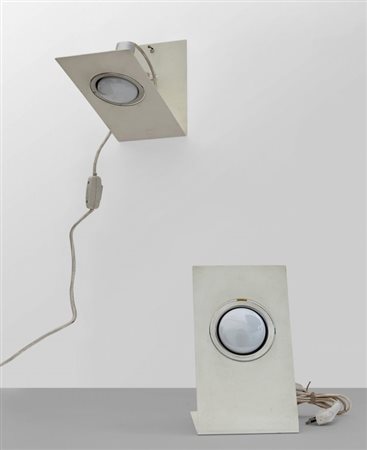 ELDO JORDAN Due lampade da tavolo o da parete per BIANCARDI & JORDAN, 1970....