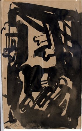 VEDOVA EMILIO (Venezia 1919 - Venezia 2006) "Senza titolo" 1945 Inchiostro su...