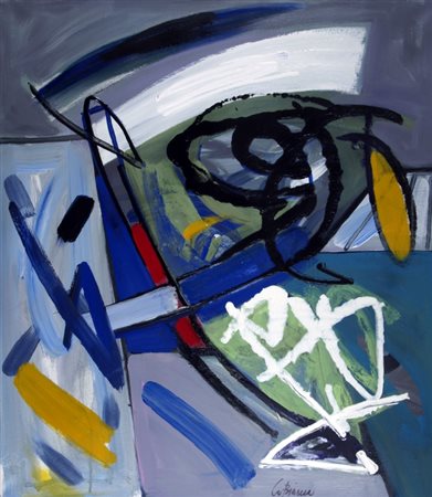 LA BIANCA DINO (VIAREGGIO 1941) "Senza titolo" Olio su tela Firmato in basso...