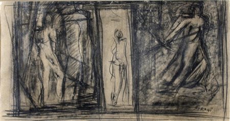 SIRONI MARIO (Sassari 1885 - Sassari 1961) "Studio per composizione murale"...