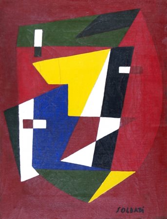 SOLDATI ATANASIO (Parma 1896 - Parma 1953) "Senza titolo" Olio su tela...