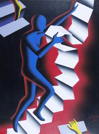 KOSTABI MARK (Los Angeles 1960) "Continuation" 2001 Olio su tela Firma,...