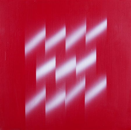 FINZI ENNIO (Venezia 1931) "Vibrazione luce" Olio su tela Firma e titolo al...