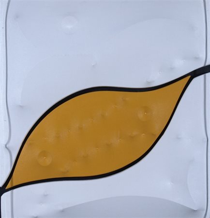 BASSANI ANDREA (MARTINENGO 1954) "Forma e colore" 2011 Tela sagomata Firma ed...