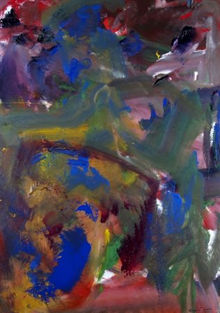 TRECCANI ERNESTO (Milano 1920 - Milano 2009) "Felicità nr 2" 2006 Acrilici su...