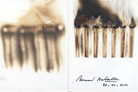 AUBERTIN BERNARD (Fontenay aux Roses 1934) "Senza titolo" 2010 Catalogo...