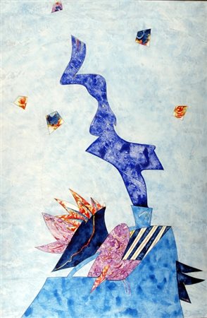 DOVA GIANNI (Roma 1925 - Pisa 1991) "Senza titolo" anni '70 Tempera su carta...