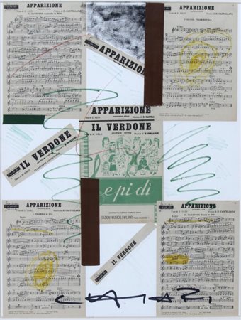 CHIARI GIUSEPPE (Firenze 1926 - Firenze 2007) "Senza titolo" Tecnica mista su...