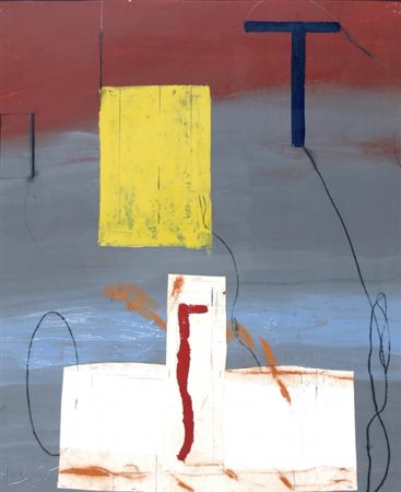 SOULE ARIEL (Buenos Aires 1952) "Senza titolo" Tecnica mista su carta Firmata...