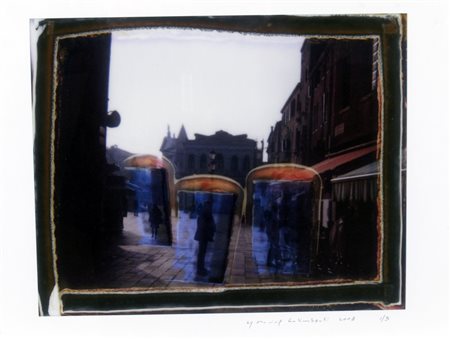 GALIMBERTI MAURIZIO (Como 1956) "Uomini Luceati" 2008 Pigmenti su cartoncino...